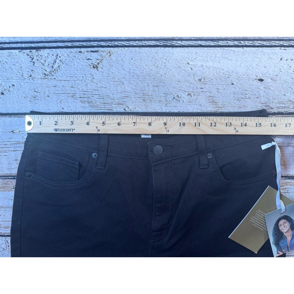 Nili Lotan x Target Womens Jeans Pants 10 Tapered Leg Ankle High Rise Black NWT - Picture 5 of 9